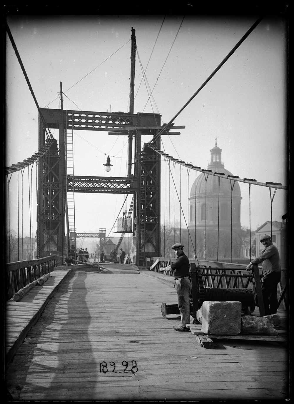 Le tablier du pont Saint-Pierre